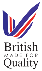 British Made For Quality Button